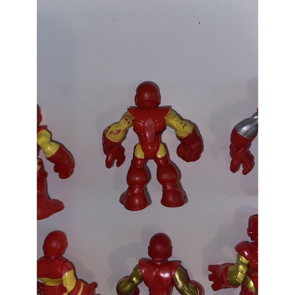 Marvel Playskool Heroes Lot Iron Man Mark Hall Armor Classic Silver Centurion - Picture 12 of 15